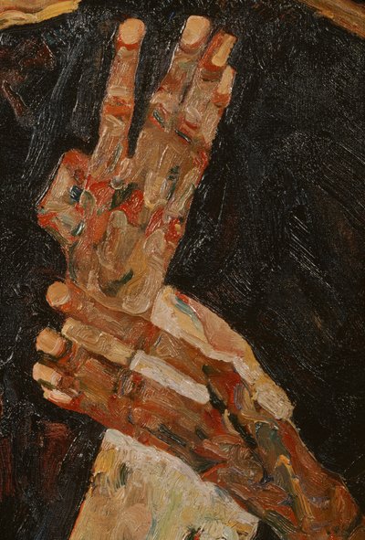 A költő (olaj, vászon) alkotó: Egon Schiele