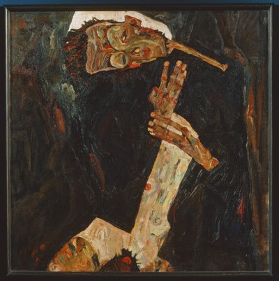 A költő (olaj, vászon) alkotó: Egon Schiele