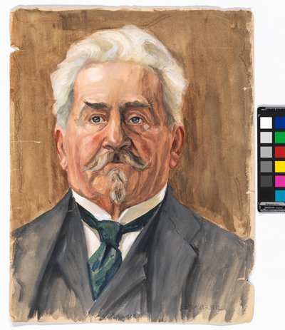 E. Mayer: Leopold Czihaczek portréja alkotó: Egon Schiele