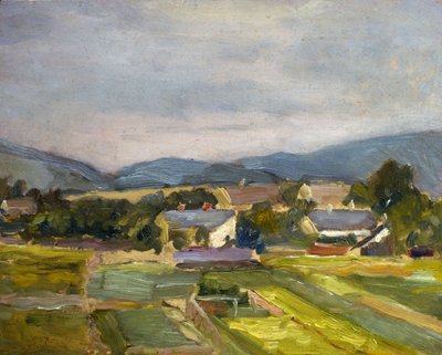 Táj Észak-Ausztriában, 1907 alkotó: Egon Schiele