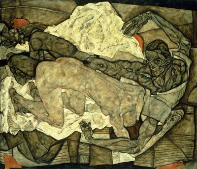 Szerelmesek alkotó: Egon Schiele