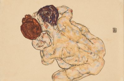 Férfi és nő alkotó: Egon Schiele