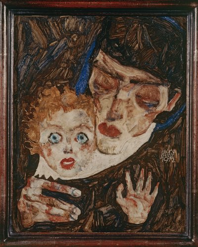 Mutter und Kind II, Anya és gyermeke. II ... alkotó: Egon Schiele