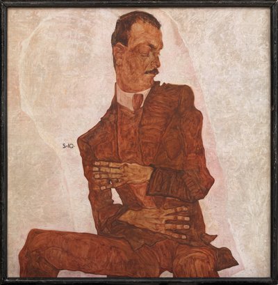 Arthur Roessler portréja alkotó: Egon Schiele