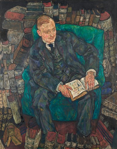 Dr. Koller Hugo portréja, 1918. alkotó: Egon Schiele