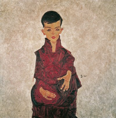 Herbert Reiner portréja, 1910. alkotó: Egon Schiele