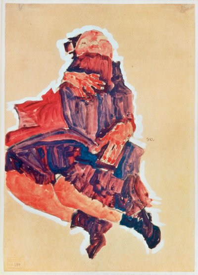Schlafendes Kind [Alvó gyermek] alkotó: Egon Schiele