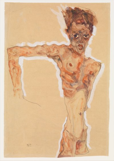 Selbstporträt alkotó: Egon Schiele