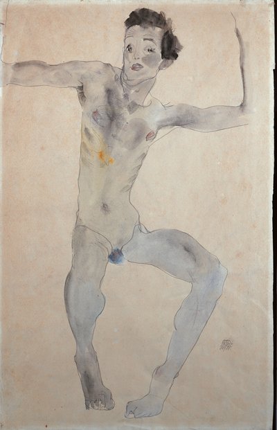 Önarckép, 1911 alkotó: Egon Schiele
