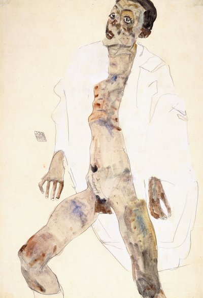 Álló ember alkotó: Egon Schiele