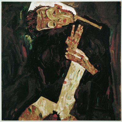 The Poet (festmény vászonra) alkotó: Egon Schiele