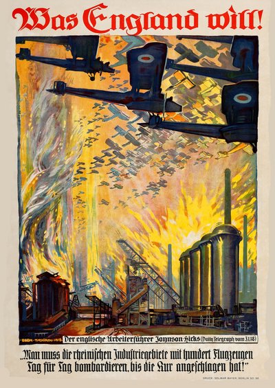 Mit akar Anglia!, 1918. alkotó: Egon Tschirch