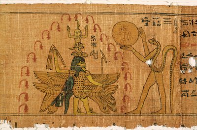 Mágikus papirusz, késő dinasztikus, Ptolemaioszi korszak (Kr. e. 332-30) alkotó: Egyptian