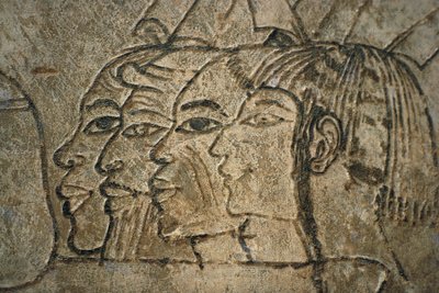Egyiptom, Nyugat-Théba, Adn el-Qurna sejk. Ramos sírja. Fali rajzok alkotó: Egyptian 18th Dynasty