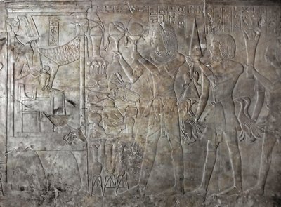 Egyiptomi ókor: Kha em Het sírjának domborműve alkotó: Egyptian 18th Dynasty