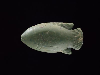 Hal alakú edény (üveg) alkotó: Egyptian 18th Dynasty
