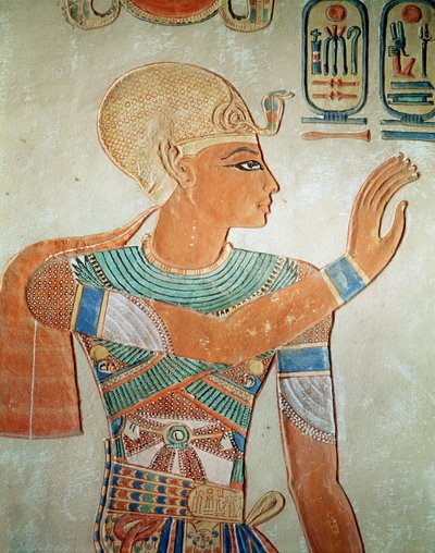 III. Ramszesz (Kr. e. 1184-1153) portréja Amen-Her-Khepshef sírjából, Új Királyság (falfestmény) alkotó: Egyptian 19th Dynasty