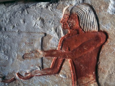 Hordozókat ábrázoló dombormű, Leteya sírja, Szakkara, Egyiptom, egyiptomi civilizáció, Újbirodalom, XIX. dinasztia alkotó: Egyptian 19th Dynasty
