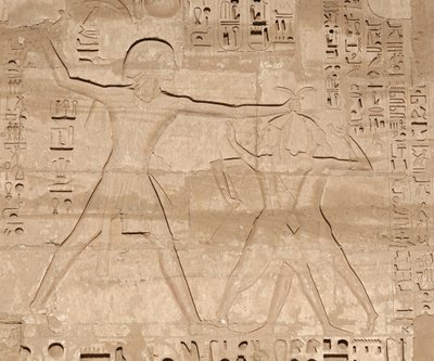 Az ellenség lemészárlásának helyszíne, Hórusz temploma, Edfu alkotó: Egyptian 19th Dynasty