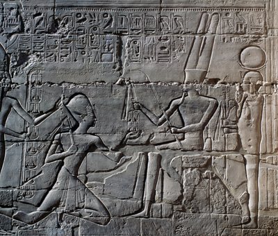 I. Seti hadjáratai Szíriában és Palesztinában, dombormű, a Great Hypostyle Hall északi külső fala, a karnaki templomegyüttes (az UNESCO világörökségi listája alkotó: Egyptian 19th Dynasty