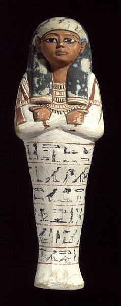 Sennedjem Shabti, egy nekropolisz munkása Deir el-Medina-ban, Thébában, Új Királyság, ie 1294-1279 körül (mészkő pigmenttel) alkotó: Egyptian 19th Dynasty