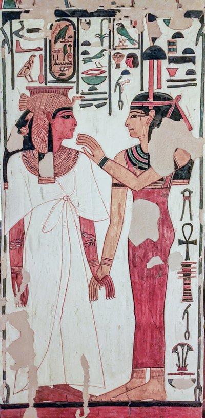 Nefertari sírja. (falfestés) alkotó: Egyptian 19th Dynasty