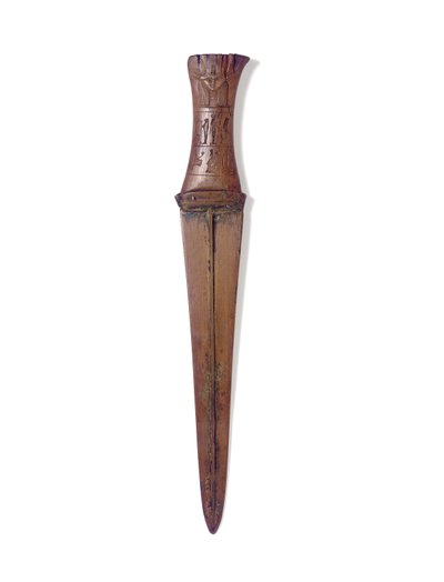 Tőr, Új Királyság, ie 1156-51 körül (fa és bronz) alkotó: Egyptian 20th Dynasty