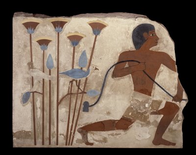 Madárcsavarás, dombormű Nefermaat sírjáról, Régi Királyság, Kr.e. 2620 körül (festett stukkó dombormű) alkotó: Egyptian 4th Dynasty