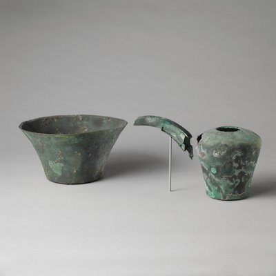 Ewer és medence (réz) alkotó: Egyptian 6th Dynasty