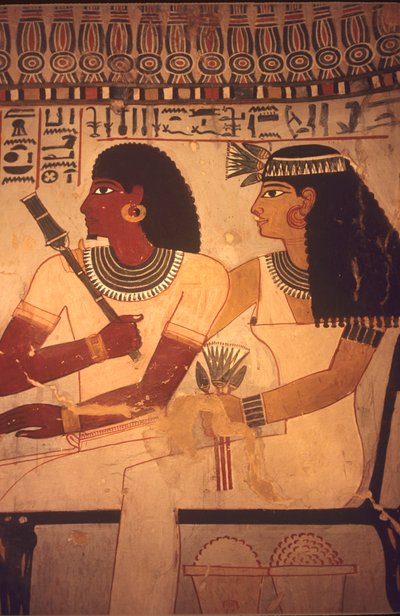 Ókori Egyiptom, Sennufer sírja, Théba/Luxor alkotó: Egyptian Egyptian