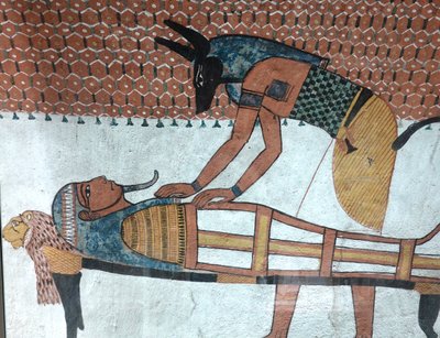 Anubisz, Inherkhau sírja, Deir El Medineh alkotó: Egyptian Egyptian