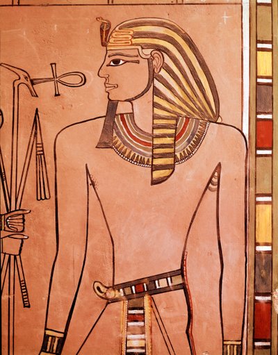 II. Amenhotep király (II. Amenophis) (freskó alkotó: Egyptian Egyptian
