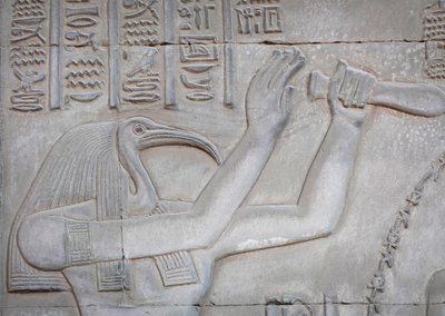 Thot, Kom Ombo templom (dombormű) alkotó: Egyptian Egyptian