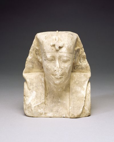 Szobrászok királymodellje, lehetséges I. vagy II. Ptolemaiosz (mészkő) alkotó: Egyptian Ptolemaic Period