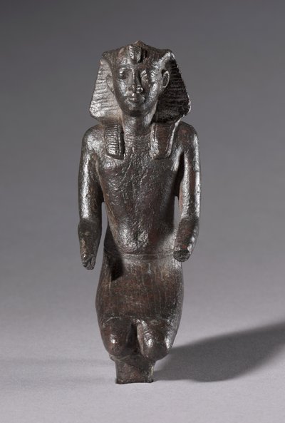 Térdelő király szobra, görög-római korszak, ie 304-30 alkotó: Egyptian Ptolemaic Period