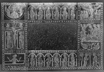 Szent Mauritius hordozható oltára alkotó: Eilbertus of Cologne (fl.1129 60)