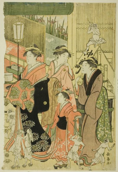 Jó és rossz befolyások (Zendama akudama) alkotó: Eishōsai Chōki