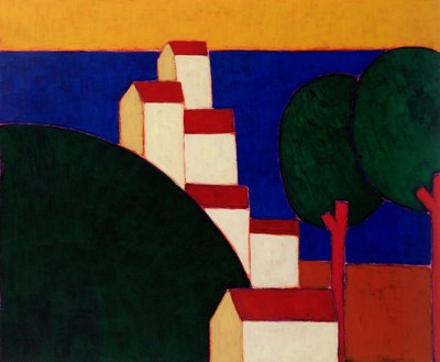 A Provence-i Alpokban, 1999 (akril papíron) alkotó: Eithne Contemporary Artist Donne