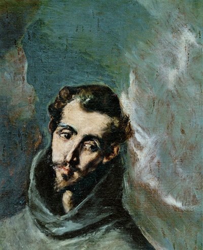 Sienai Szent Bernardino (festmény) alkotó: El (1541-1614) Greco