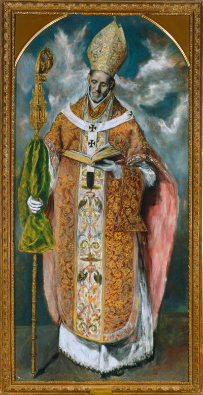 Saint Ildefonso (festmény) alkotó: El (1541-1614) Greco