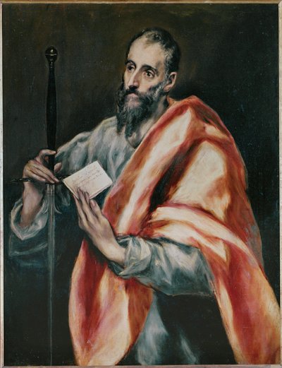 Szent Pál apostol (festmény, vászon) alkotó: El (1541-1614) Greco
