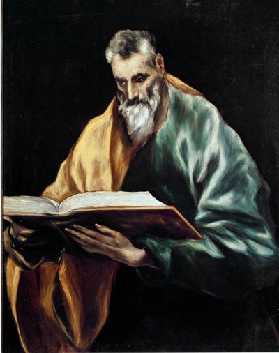 Szent Simon apotre. Domenikos Theotokopoulos dit El Greco festménye (1540-1614) alkotó: El Greco