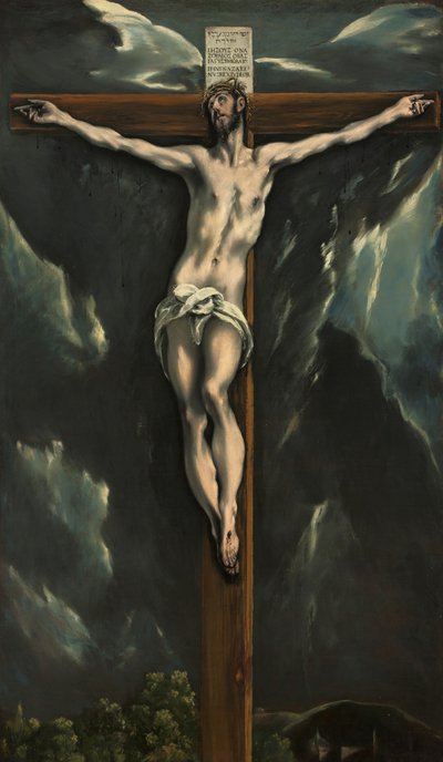 Krisztus a kereszten, 1600-1610 körül (olaj, vászon) alkotó: El Greco