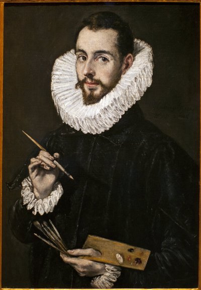 A festő fiának, Jorge Manuelnek portréja. Domenico Theothocopoulos, El Greco (1541-1614) festménye, olaj, vászon, 1600 körül. Szépművészeti Múzeum Sevillában, Spanyolországban. alkotó: El Greco