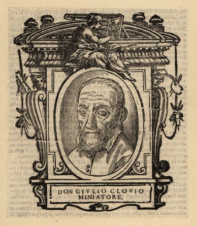 Giorgio Giulio Clovio, horvátországi születésű világító, miniatűr és festő portréja a reneszánsz Olaszországban alkotó: El Domenico (after) Greco