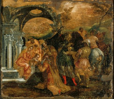 A bölcsek imádása alkotó: El Greco