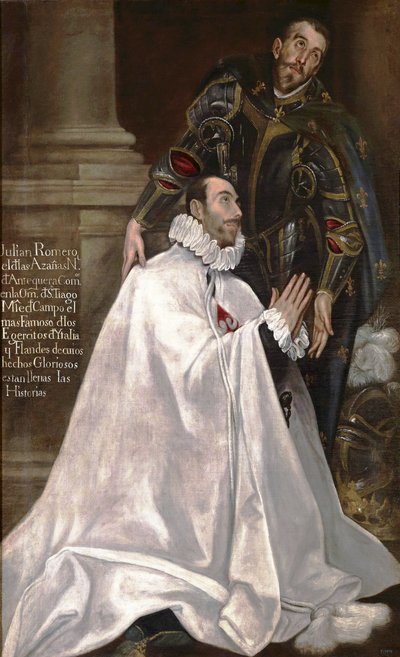 Julián Romero de las Azanas és védőszentje, Szent Julianus alkotó: El Greco
