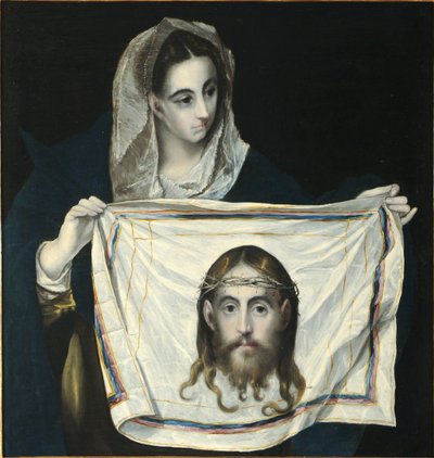 Veronika a Szent Arccal alkotó: El Greco