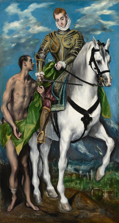 Szent Márton és a koldus alkotó: El Greco