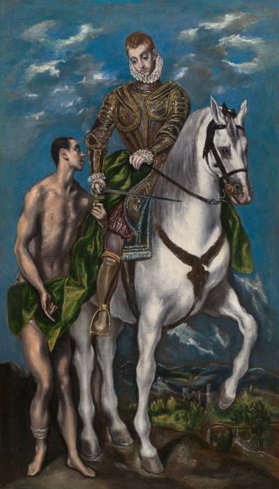 Sankt Martin und der Bettler alkotó: El Greco